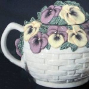 Pansy Teapot