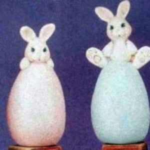 Bunnies Climbing Egg (3 in set)