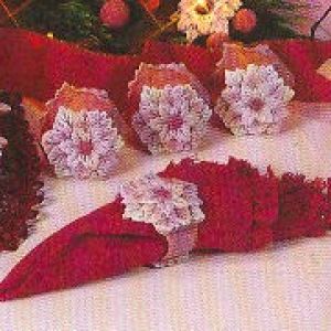 Poinsettia Serviette Rings