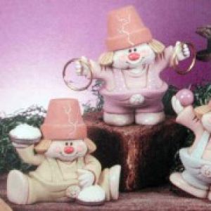 Crack Pot Clowns (Set of 3)