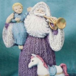 Renaissance Santa With Child Small