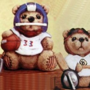 American Football Bear Only