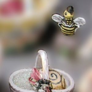 Whimsical Bee & Basket