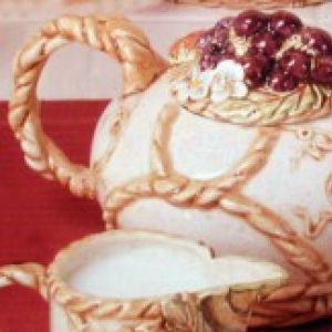 Fruit In Vine Teapot