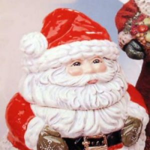 Santa Cookie Jar