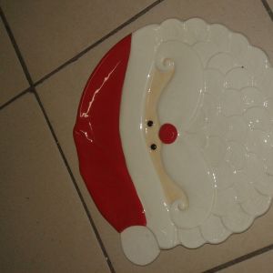 Santa Plate Large