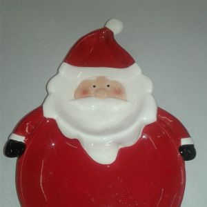 Funky 2-division Santa Dish