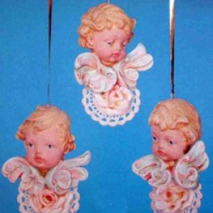 Cherub Ornament (set of 3)