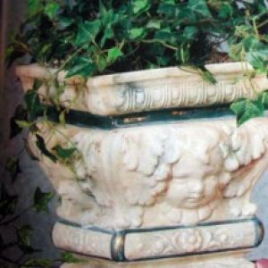 Cherub Planter 4 Sided