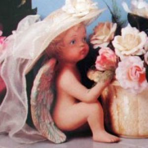 Cherub With Pot 25 Medium