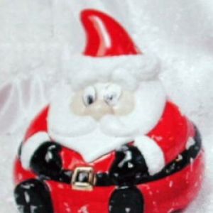 Santa Candy Jar Small