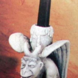 Spitting Gargoyle Candle