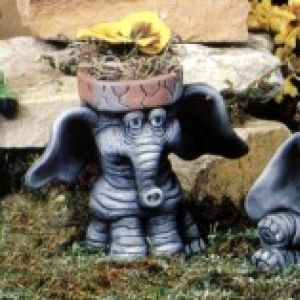 Elephant Pots Small (set of 2)