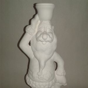 Santa Candlestick Holder