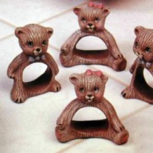 Teddy Serviette Ring (set of 4)