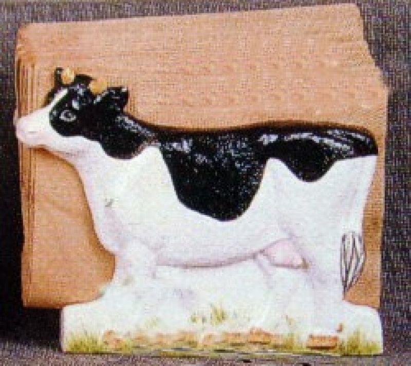 Country Cow Serviette Holder