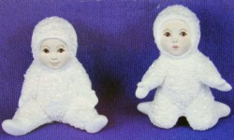 Snow Babies Kneeling (set of 2)