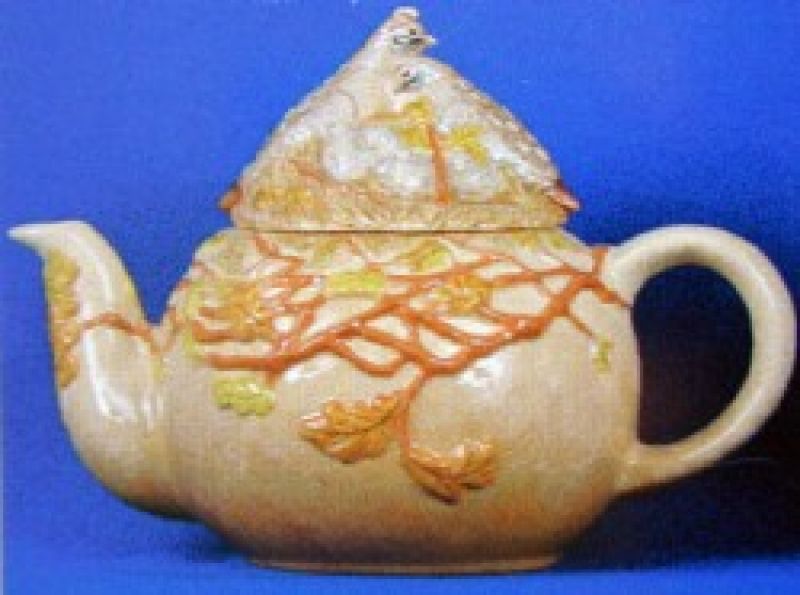 Quail On Nest Teapot