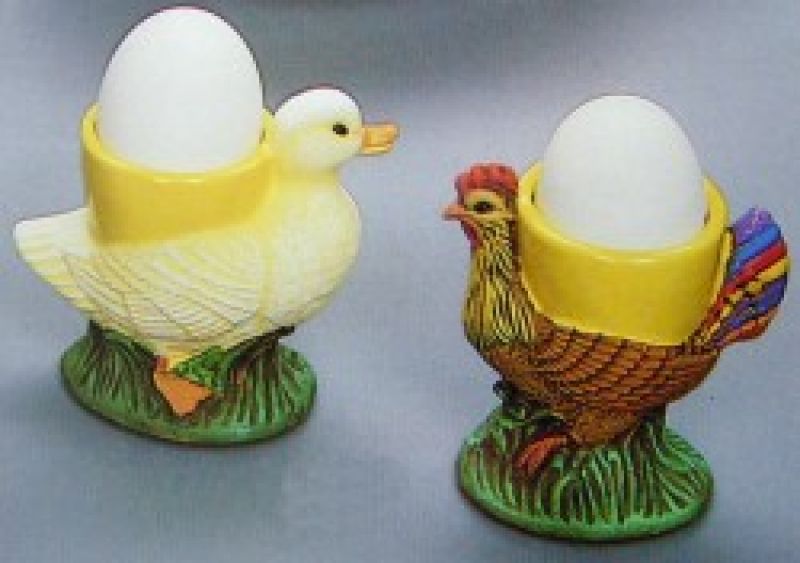 Egg Cup/ Chick & Duck (set of 2)