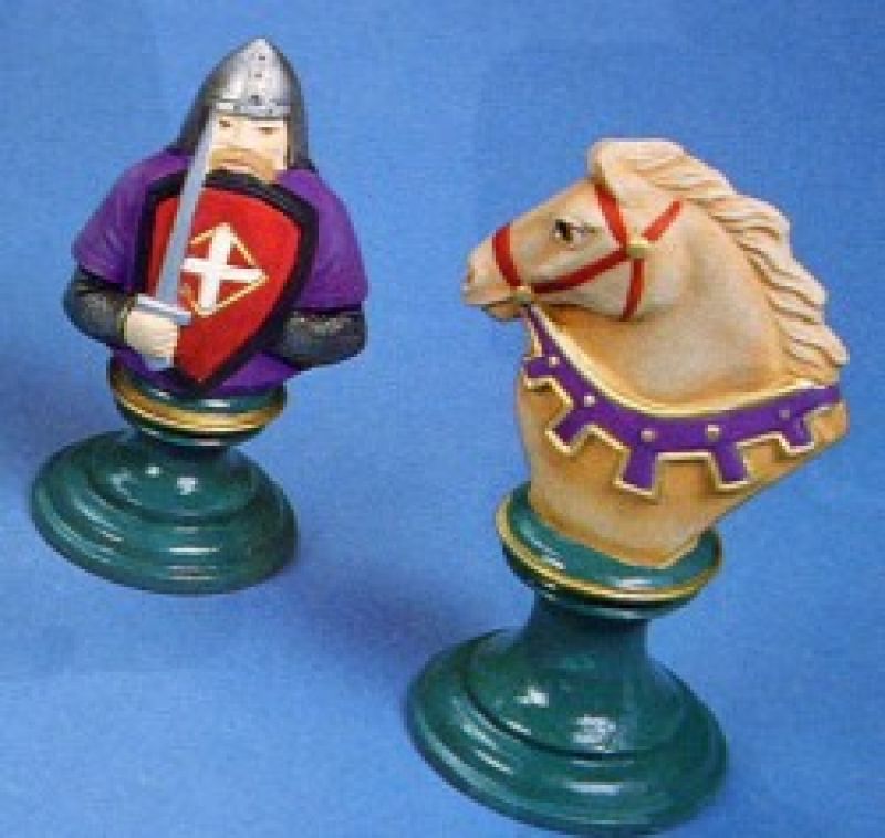 2 Knights - 1 Pawn - only sold with set