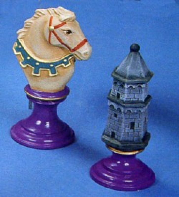 2 Rooks - 1 Pawn - only sold with set