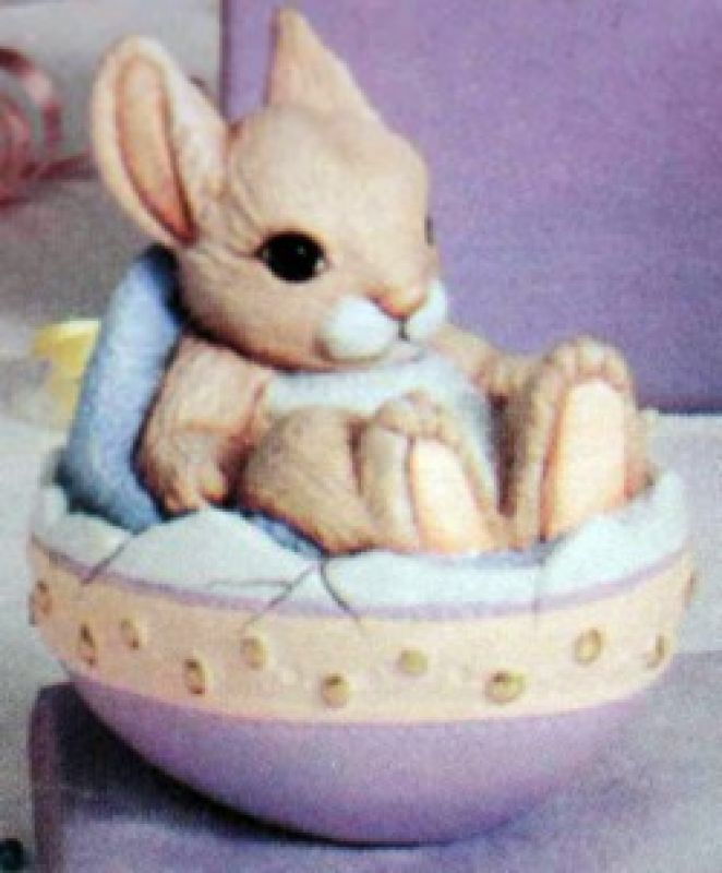 Baby Bunny In Bed asleep