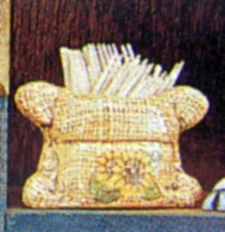 Burlap Toothpick Holder Each