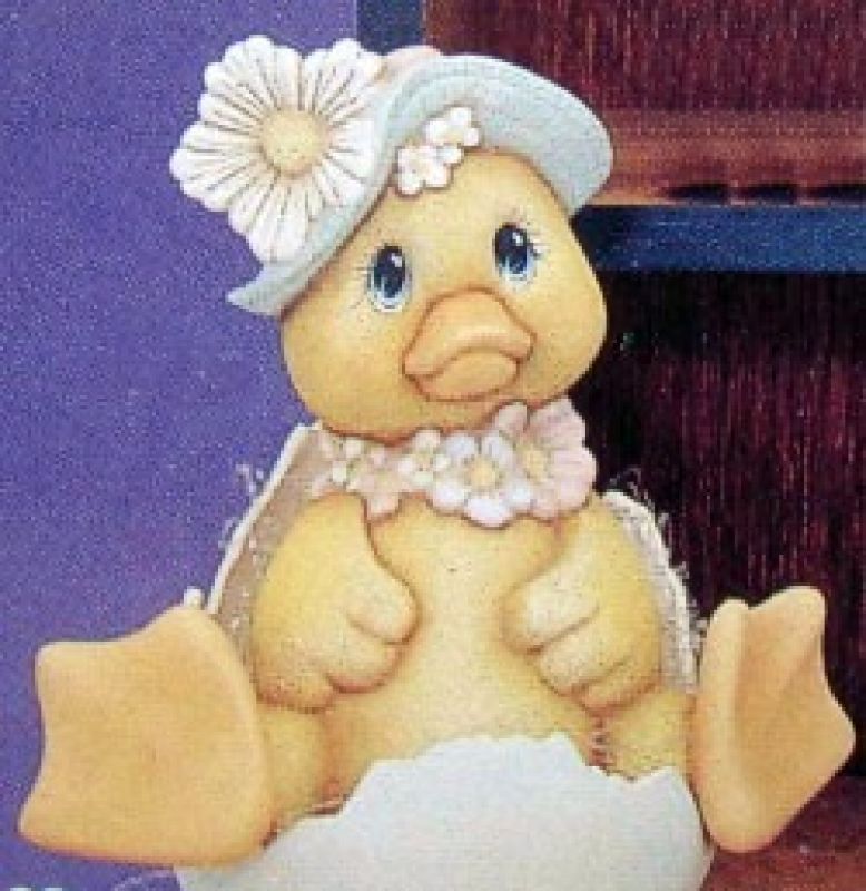 Duck With Flowers & Feet only