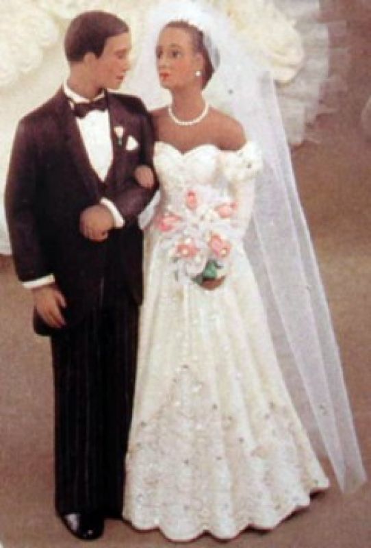 Cake Top Bride & Groom