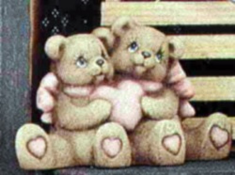 Feb Heart Cuddle Bear
