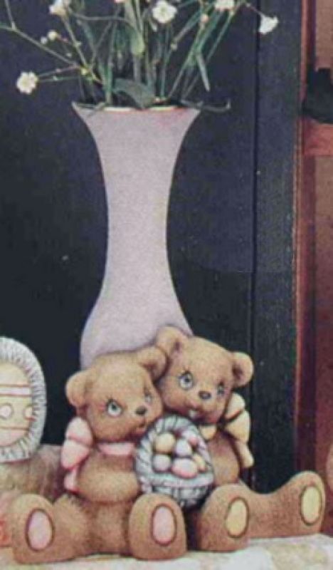 Easter Cuddle Bear Vase