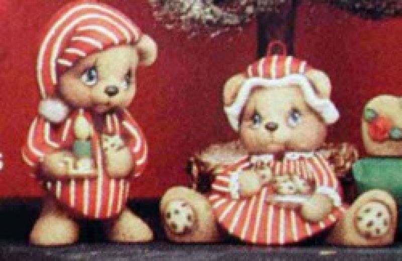 Cookie Bear Ornament (set of 2)
