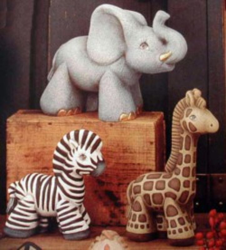 African Animals (set of 3)