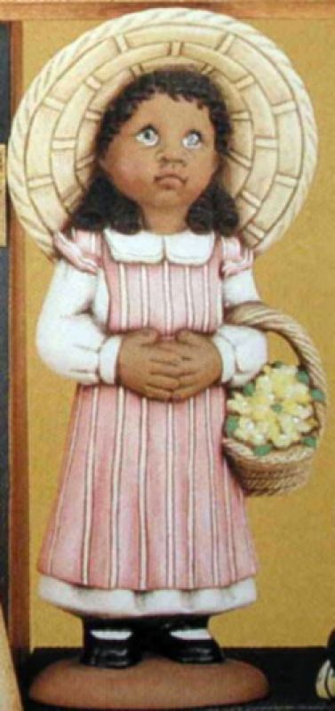 Girl Standing With Hat