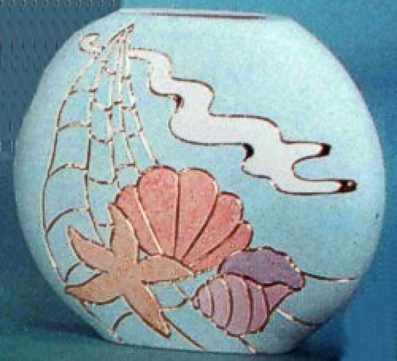 Net & Shells Vase