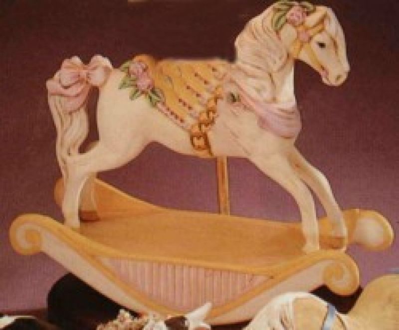 Spring Floral Horse & Base