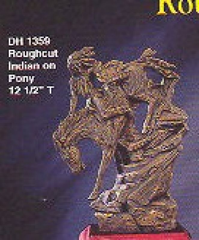 Roughcut Indian On Pony