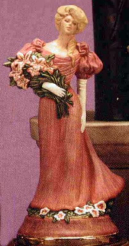Victorian Lady With Flowers