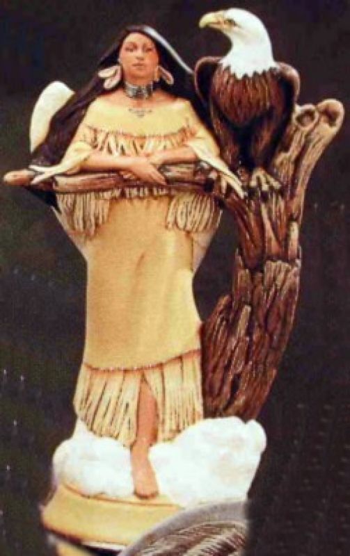 Indian Angel With Eagle