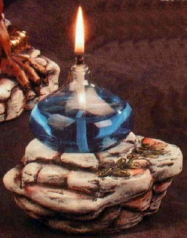 Rock Oil Lamp Holder