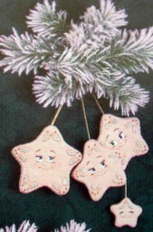 Funny Face Star Ornament