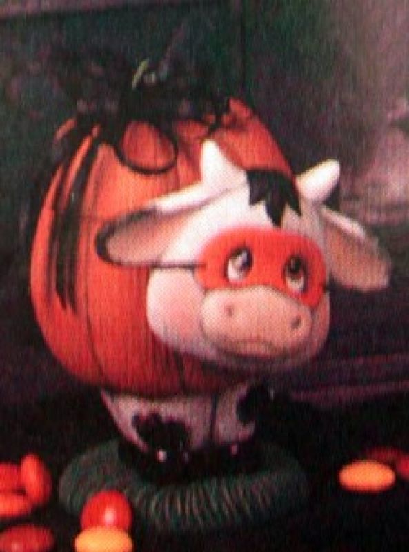 Halloween Cow Money Bank