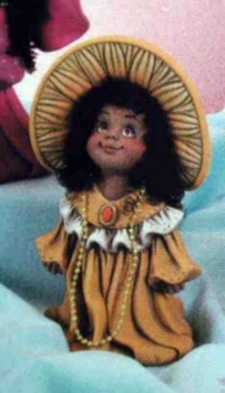 Dress Up Girl With Bonnet