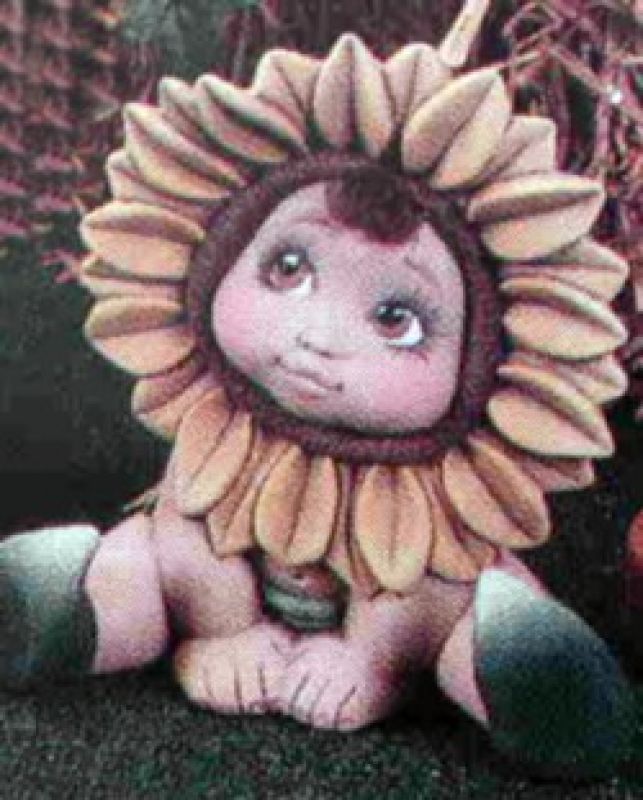 Sunflower Baby W Hands Down