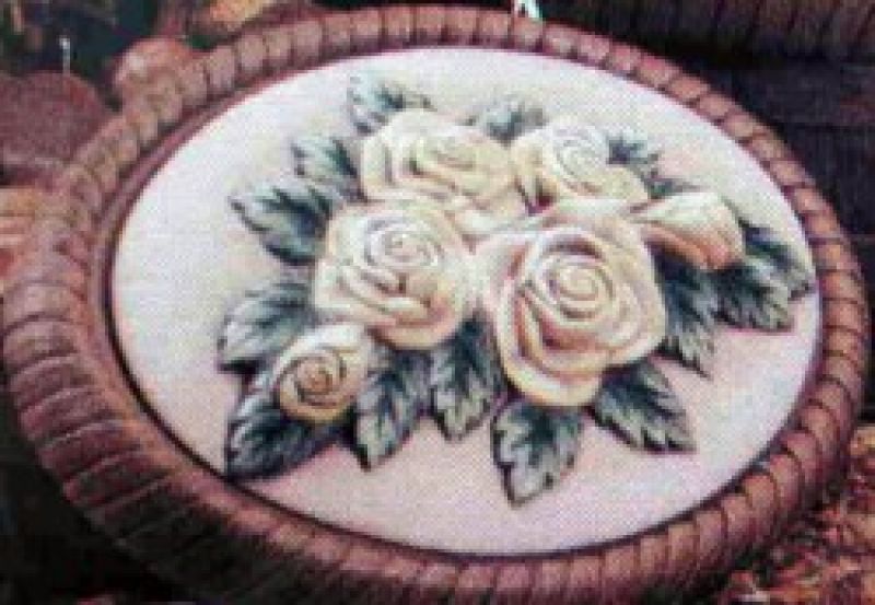 Wild Rose Seasons Insert for Basket