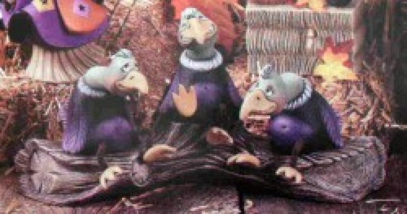 Silly Vultures & Feet (Set of 3)