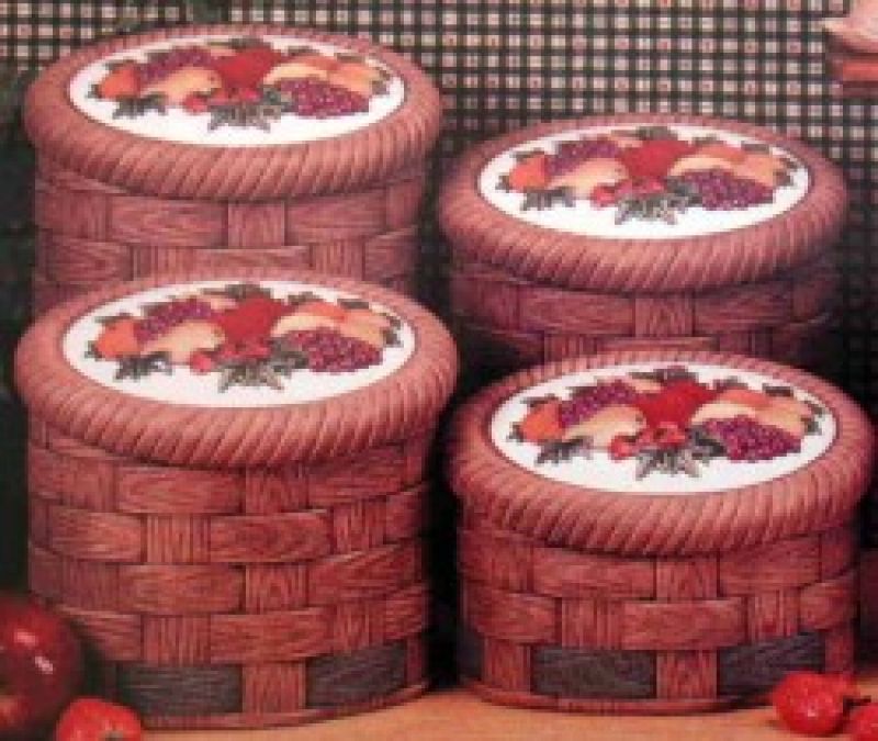 Seasons Canister with Strawberry Insert - Small only