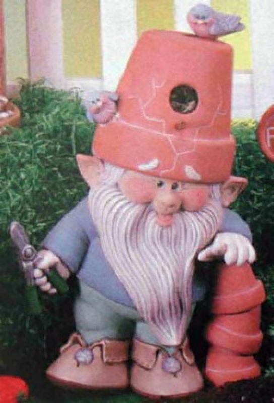 Crackpot Gnome With Bird