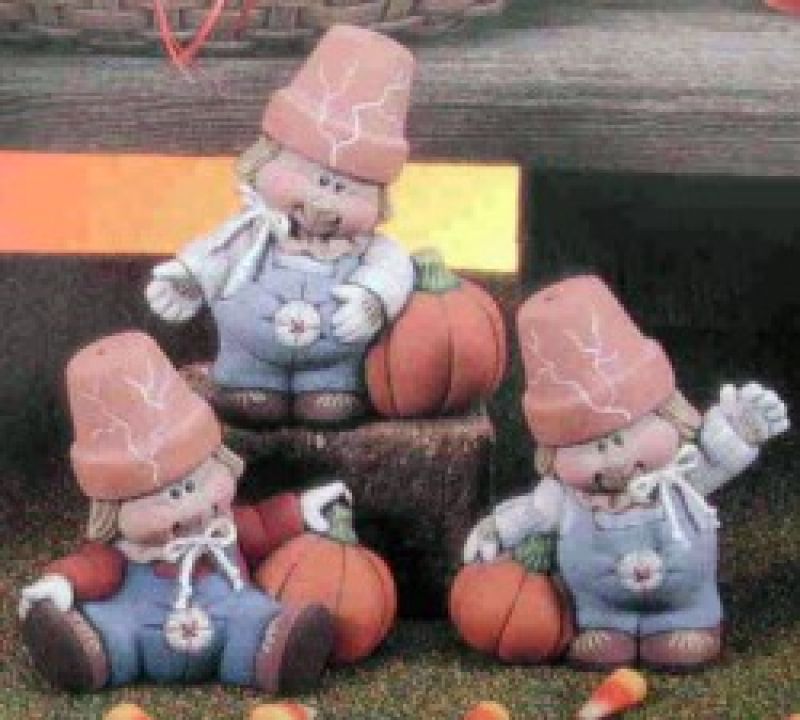 Crackpot Pumpkins (set of 3)