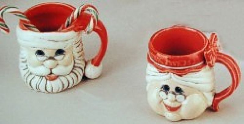 Santa/Mrs Santa Mugs (Set of 2)